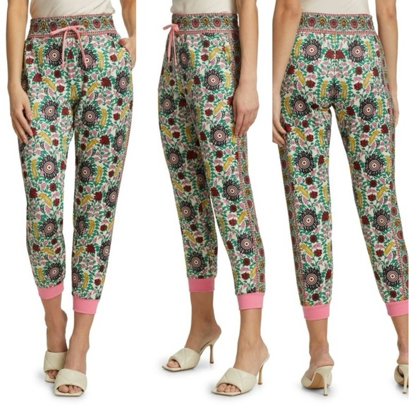 ALICE + OLIVIA NYC Slim-Fit Floral Joggers - Picture 1 of 14